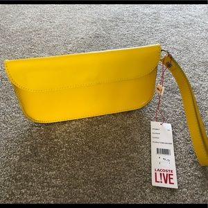 NWT Lacoste Clutch bag